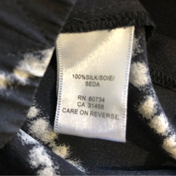 BCBGMaxAzria Black Silk Strapless Midi Jumpsuit. Sz S - Picture 15 of 16